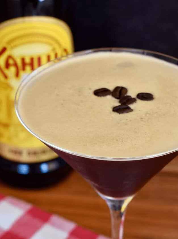 Espresso Martini with Kahlua