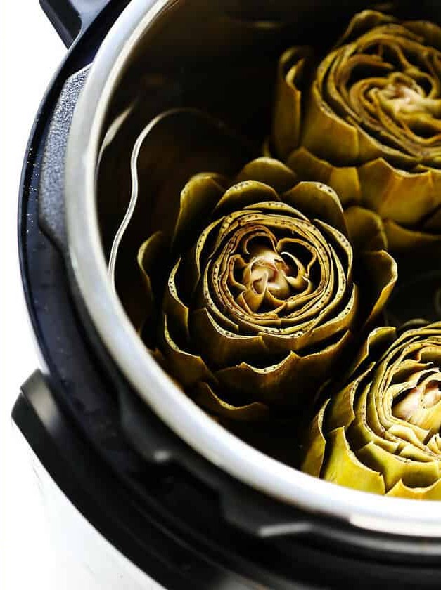 Instant Pot Steamed Artichokes