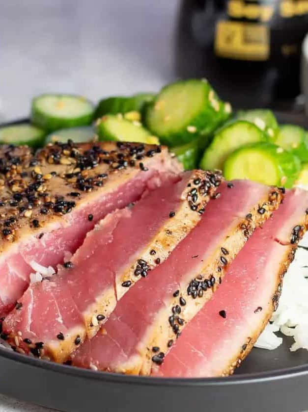 Seared Ahi Tuna Steaks