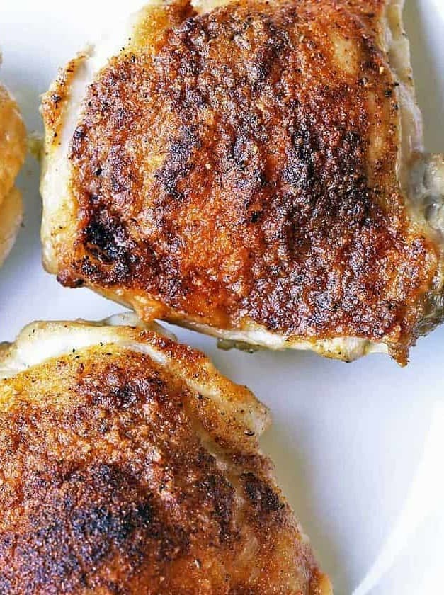 Crispy Baked Chicken Thighs