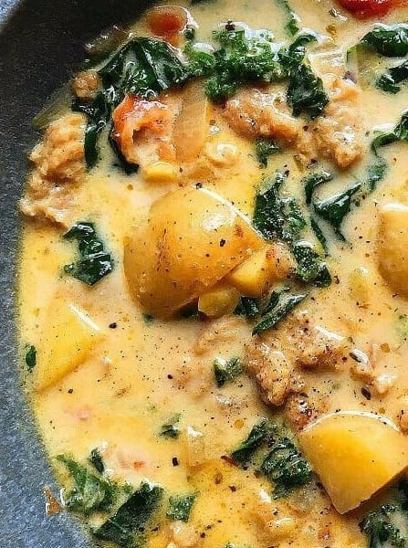 Vegetarian Zuppa Toscana Soup