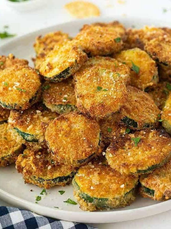 Crispy Buttery Fried Zucchini