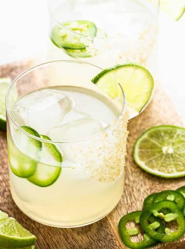 Spicy Mezcal Margaritas