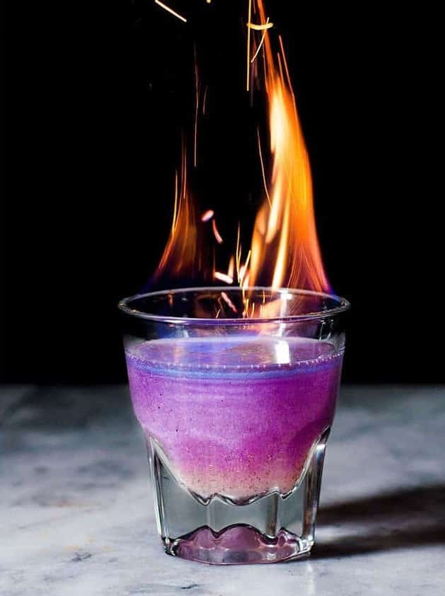 Color Changing Shimmery Phoenix Cocktail