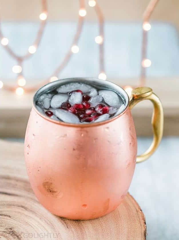 Delicious Pomegranate Moscow Mule