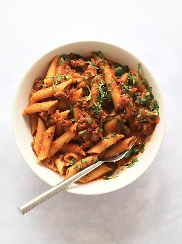 Instant Pot Penne Bolognese