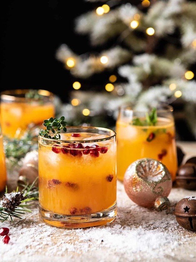 Holly Jolly Christmas Citrus Cocktail