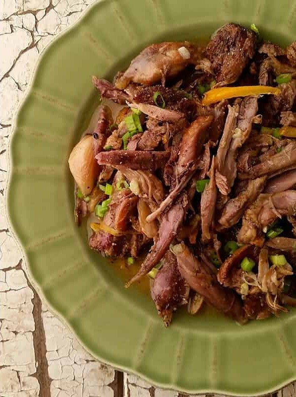 Spanish Shredded Goose with Lemon