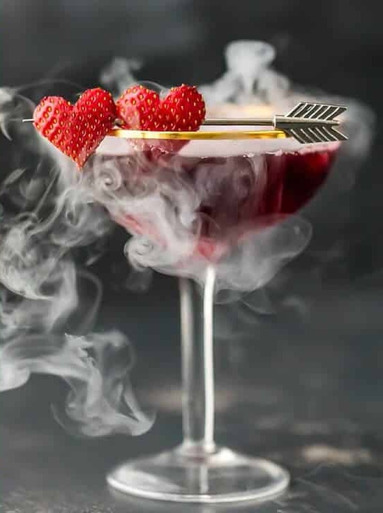 Love Potion #9 Triple Berry Pomegranate Martini