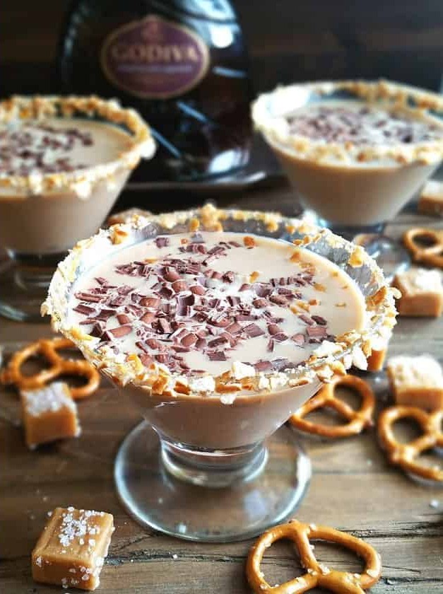 Salted Caramel Chocolate Martini