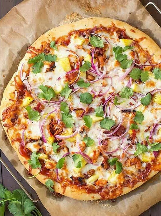 Hawaiian BBQ Chicken Pizza