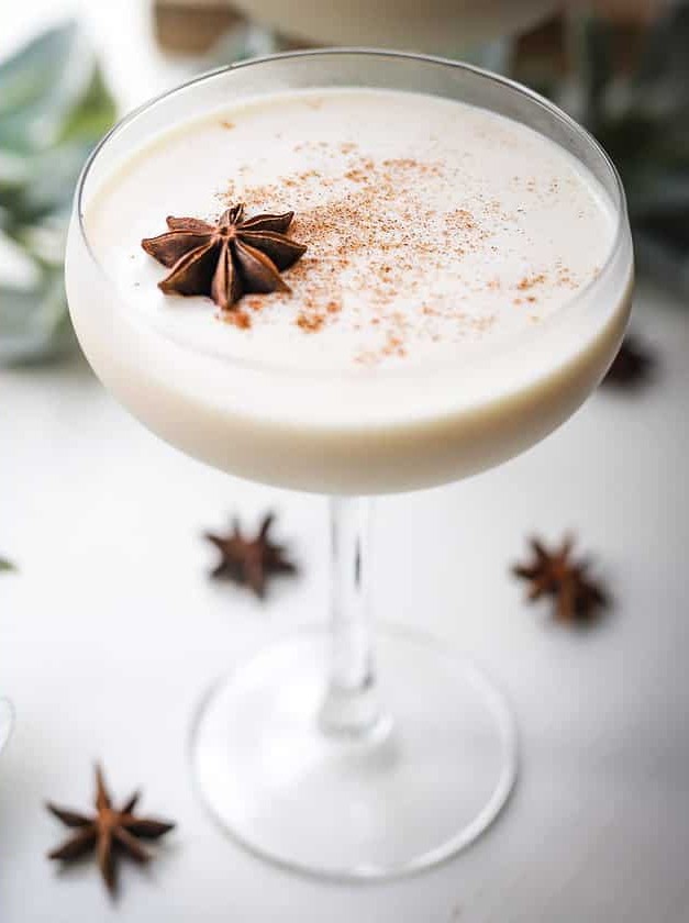 White Chocolate Bourbon Eggnog