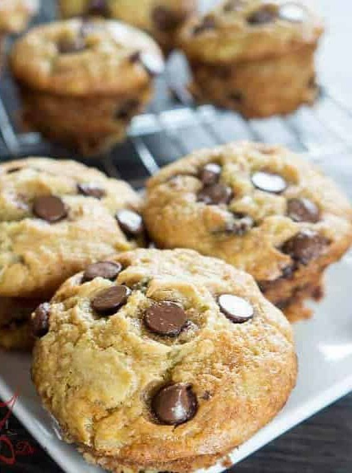 Chocolate Chip Banana Muffins