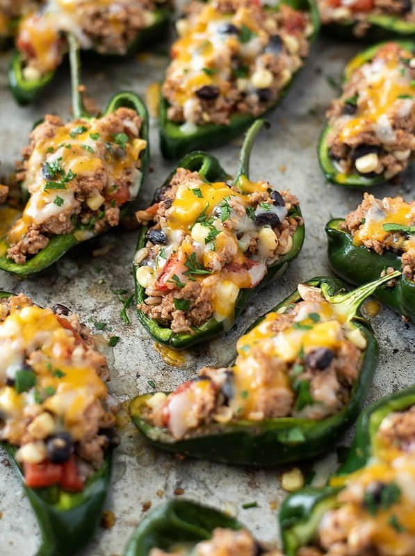 Southwest Stuffed Poblano Peppers