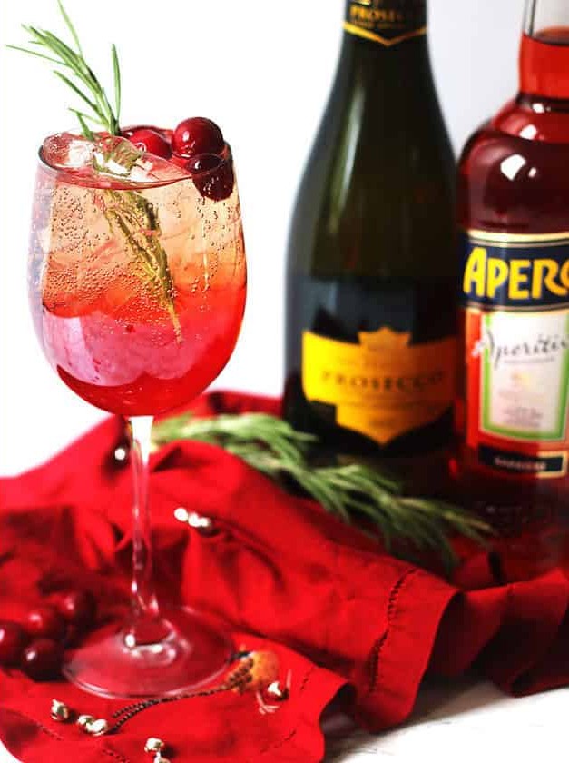 Cranberry Aperol Spritz