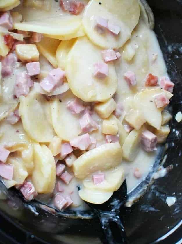 Crockpot Ham and Potatoes