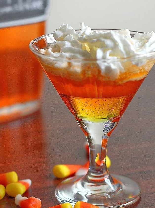 Candy Corn Moonshine Infusion