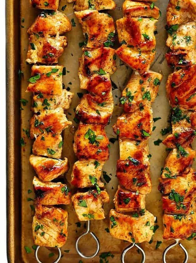 Grilled Chicken Kabobs