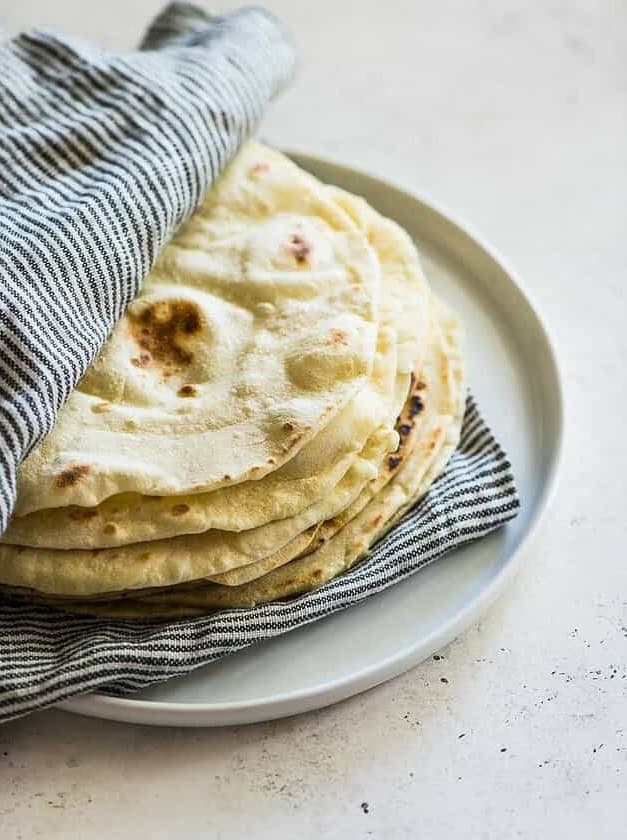 Easy Flour Tortillas