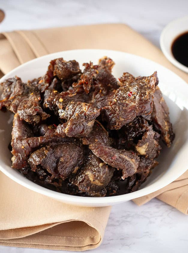 Teriyaki Air Fryer Beef Jerky