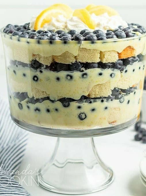 Lemon Blueberry Trifle