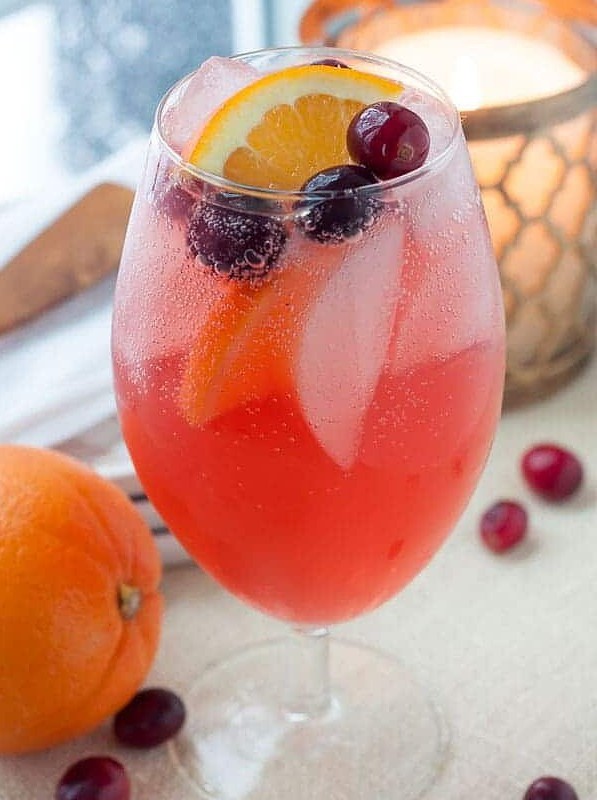 Sparkling Cranberry Cocktail