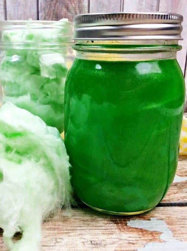 Green Cotton Candy Moonshine