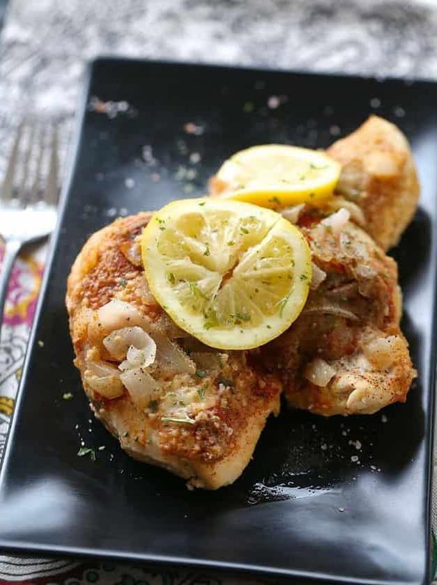 Instant Pot Lemon Garlic Chicken