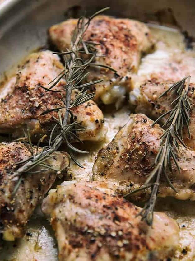 Roasted Bone-In Chicken Thighs