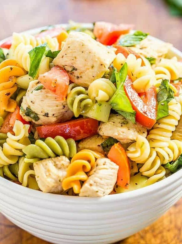 Italian Chicken Pasta Salad