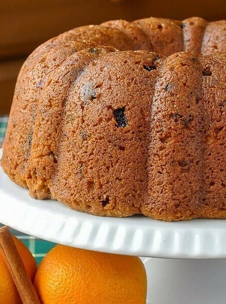 Orange Brandy Fruitcake