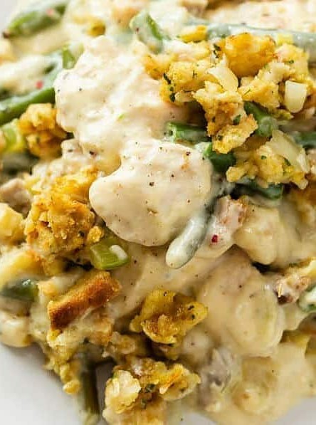 Chicken and Stuffing Casserole