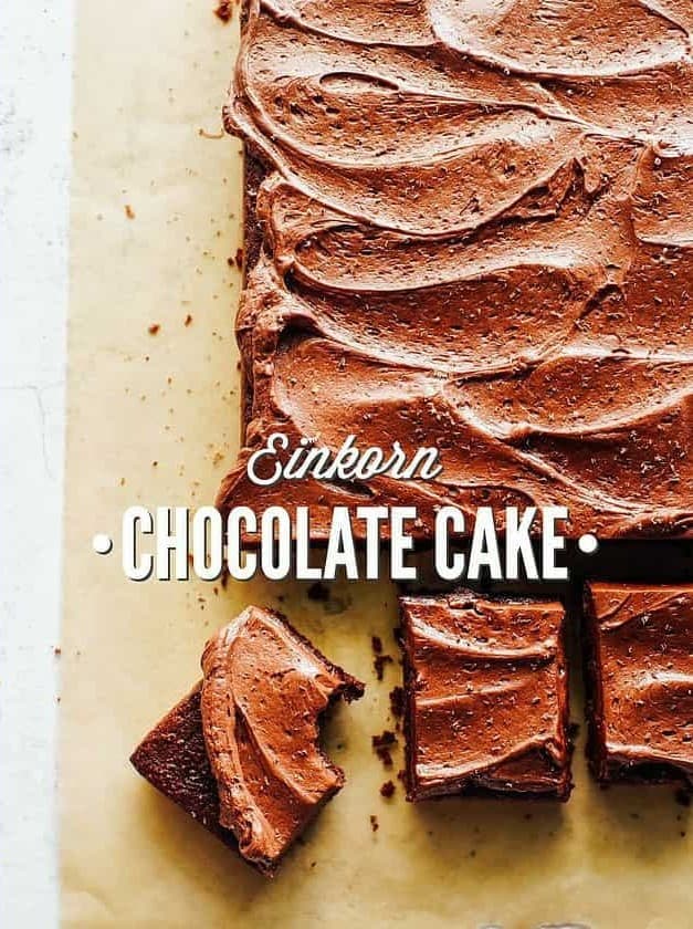 Einkorn Chocolate Cake