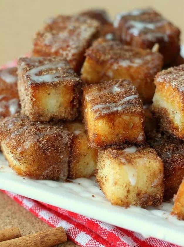 Angel Food Cake Churro Bites