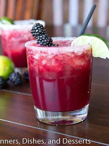 Skinny Blackberry Margaritas