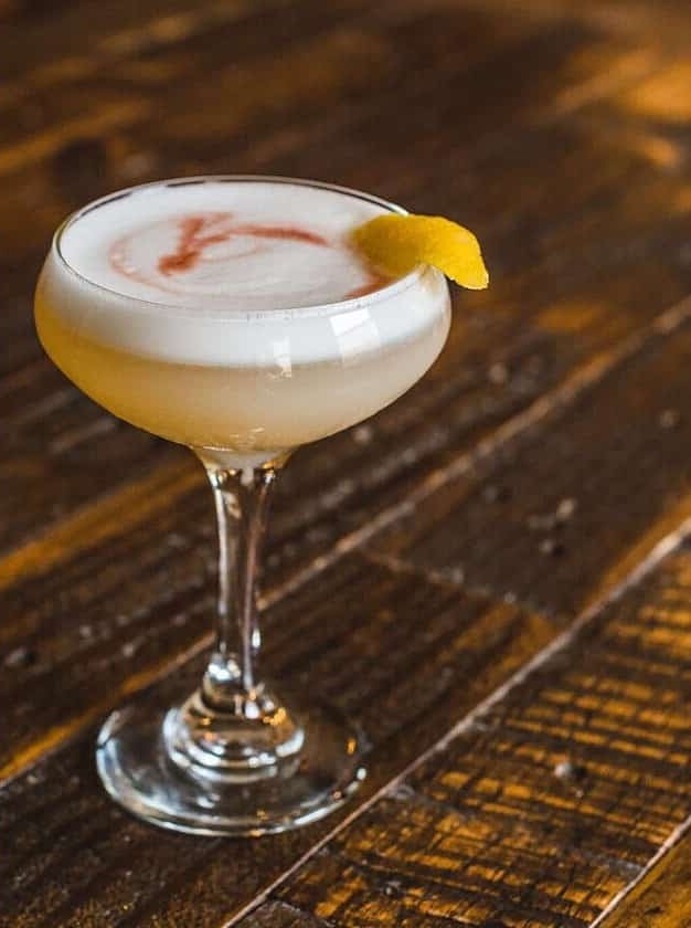 Vegan Whiskey Sour Cocktail