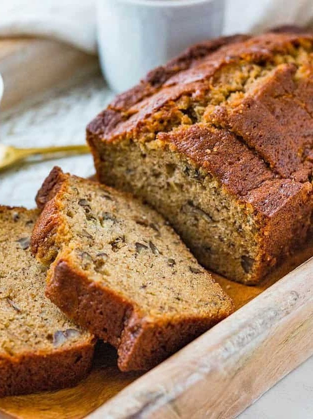 Bourbon Brown Sugar Banana Bread