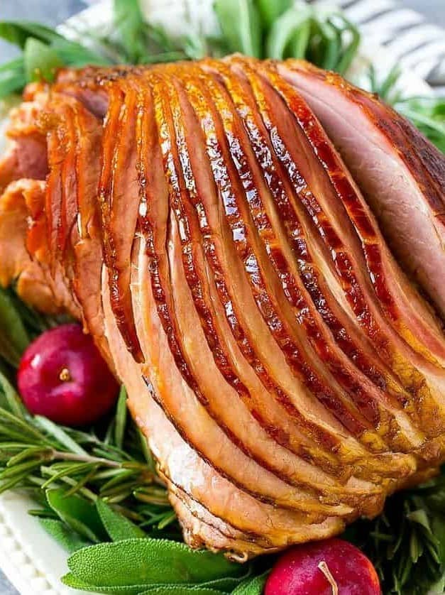 Crock Pot Ham with Brown Sugar