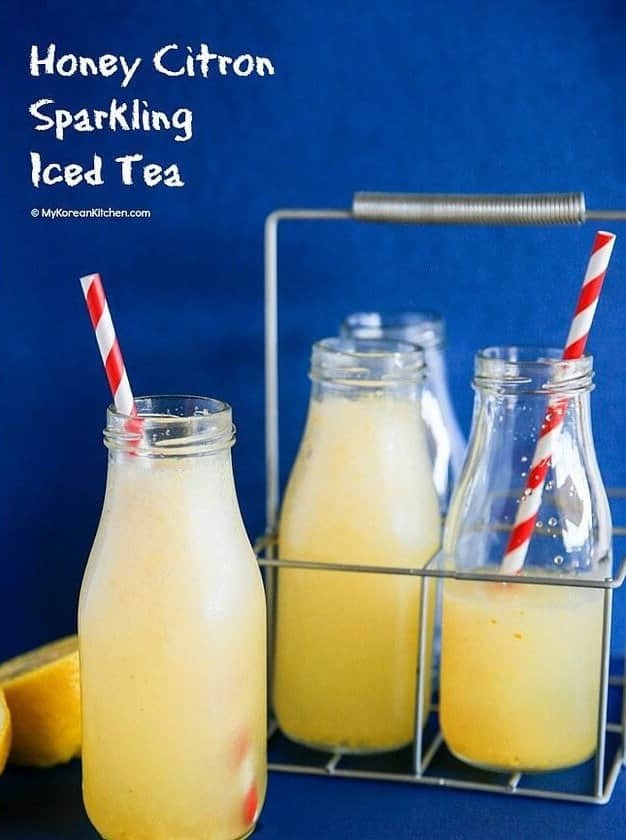 Honey Citron Sparkling Iced Tea