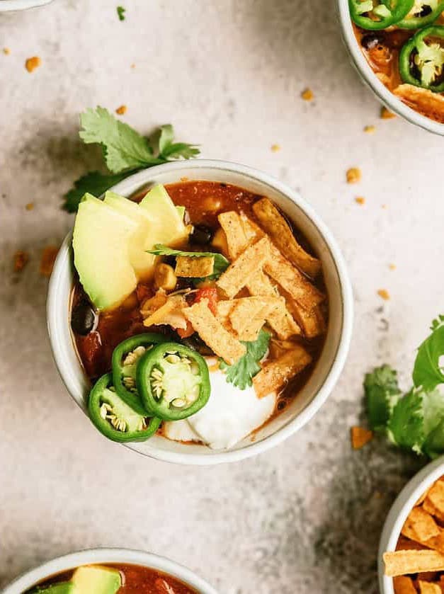 Seven Can Chicken Tortilla Soup