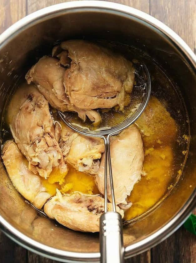 Instant Pot Bone in Chicken Thighs