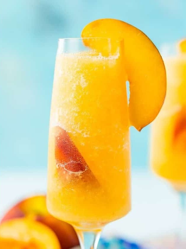 Frozen Peach Bellini