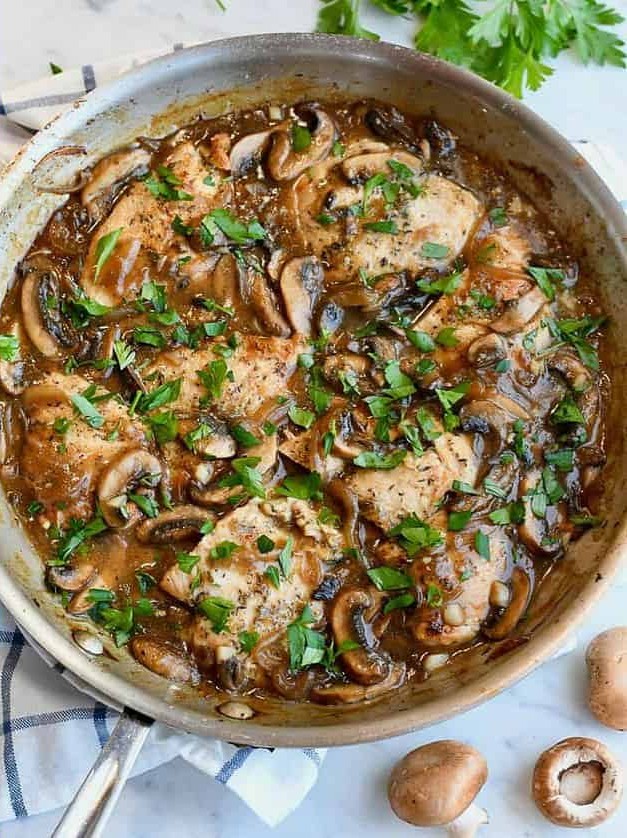 Paleo Mushroom Chicken