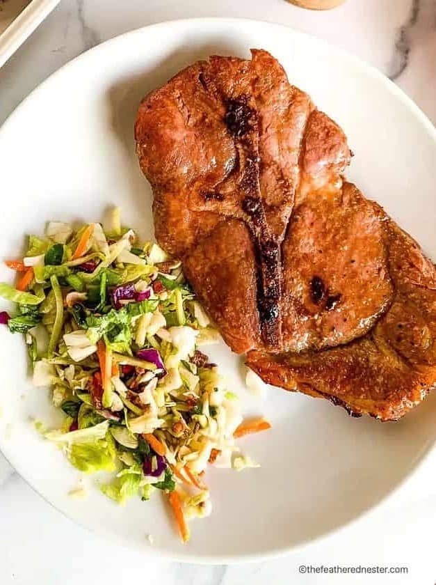 Juicy Baked Pork Steak