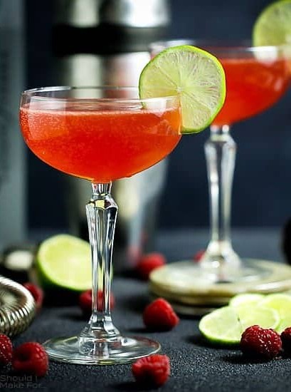 Raspberry Shrub Cocktail