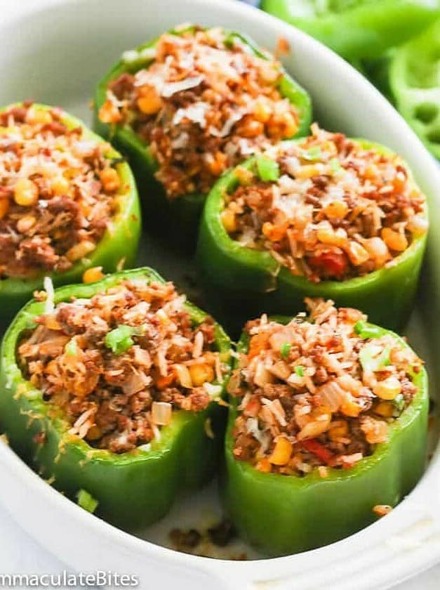 Stuffed Green Bell Peppers