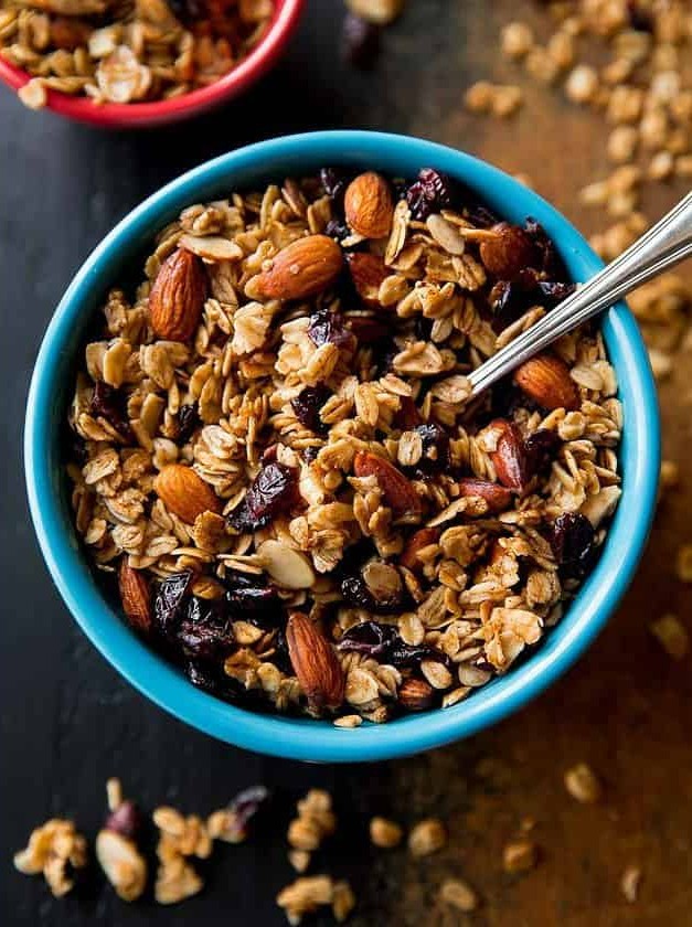 Maple Almond Cranberry Granola