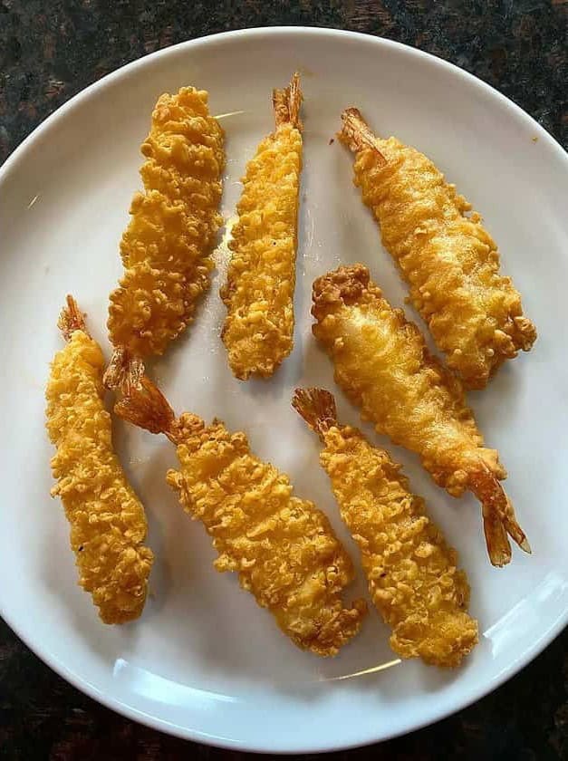 Air Fryer Frozen Shrimp Tempura