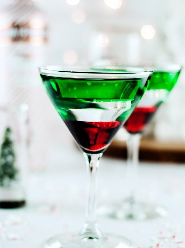 Chocolate Covered Cherry Peppermint Martini