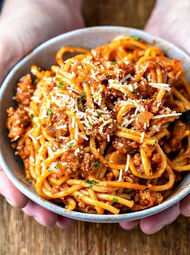 Instant Pot Spaghetti and Meat Sauce